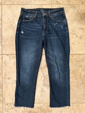 Time and Tru Dark Blue High-Rise Jeans